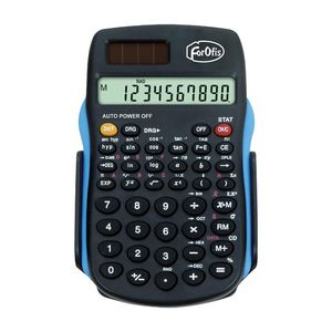 Calculator Scientific 120x75x15mm (solar+cell battery) black color