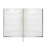 Datebook Forofis, A5, lined, without dates, soft cover, black, 120sh.