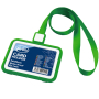 Name badge with Lanyard, Water-Resistant (plastic) FOROFIS 54x85mm