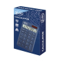 Calculator 139x80x15mm  (solar+cell battery) blue color