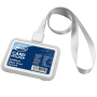 Name badge with Lanyard, Water-Resistant (plastic) FOROFIS 54x85mm