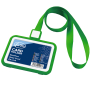 Name badge with Lanyard, Water-Resistant (plastic) FOROFIS 66x97mm