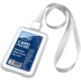 Name badge with Lanyard, Water-Resistant (plastic) FOROFIS 85x54mm