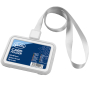 Name badge with Lanyard, Water-Resistant (plastic) FOROFIS 66x97mm